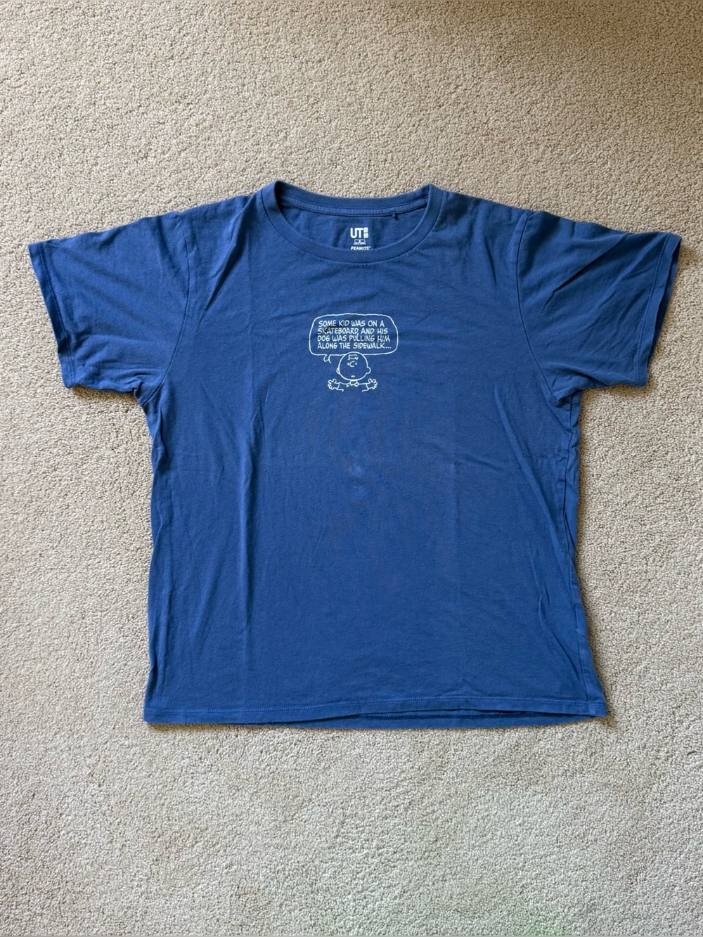 peanuts comic graphic t-shirt